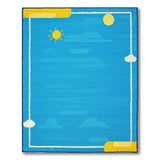 Sunny Sky Kids Cartoon Area Rug