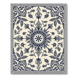 Traditional Persian Navy Blue Ornate Medallion Area Rug
