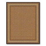 Gold Leopard Spot Rug with Ornate Borders