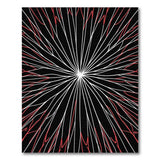 Starburst Radiance Geometric Area Rug
