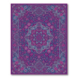 Purple Floral Vintage No. 14 Area Rug