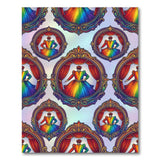 Rainbow Frame Theater Area Rug