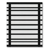 Bold Black White Grid Geometric Geometric Modern Area Rug