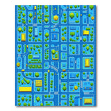 Kids Cartoon Kids Cartoon City Roads Play Rug
