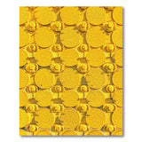 Yellow Rivet Bolt Grid Area Rug