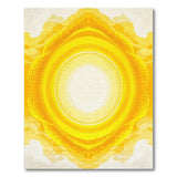 Radiant Yellow Mandala Area Rug