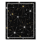 Gold Silver Starburst Geometric Area Rug