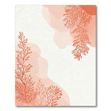 Coral Branch Washable Area Rug