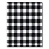 Distressed Black White Checkered Distressed Vintage Area Rug