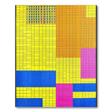 Vibrant Geometric Mosaic Area Rug