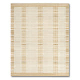 Geometric Modern Beige and Neutral Beige Tan Striped Woven Area Rug