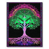 Psychedelic Tree of Life Boho Area Rug