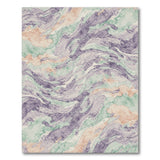 Multi-color and Patterns Abstract Swirl Multi-Color Area Rug