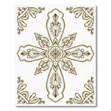 Traditional Persian Ornate Gold Medallion Persian Rug