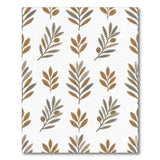 Brown Olive Branch Washable Area Rug