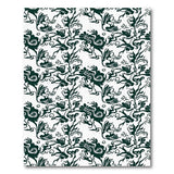 Intricate Green Floral Persian Motif Rug