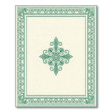 Traditional Persian Green Ornate Green Floral Border Area Rug