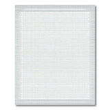 Modern Grey Speckled Grid Area Rug