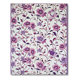 Purple Floral Vintage No. 3 Area Rug