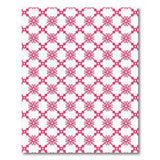 Pink Pink Floral Lattice Area Rug