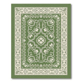 Traditional Persian Green Ornate Green Traditional Persian Area Rug