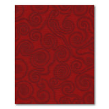 Red Swirl Red Swirl Abstract Area Rug