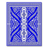 Blue Geometric Modern Area Rug