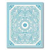 Blue and Teal Traditional Persian Ornate Blue Persian Medallion Area Rug