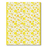 Vintage Yellow Sunflower Floral Area Rug