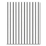 Bold Black White Vertical Stripe No. 31 Area Rug
