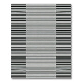Bold Geometric Modern Bold Black White Striped Geometric Rug