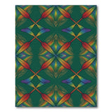 Rainbow Oar Geometric Area Rug