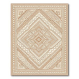 Southwestern Brown and Tan Southwestern Brown Tan Geometric Area Rug