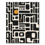 Bold Geometric Black White No. 13 Area Rug