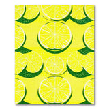 Zesty Yellow Lemon Slices Area Rug