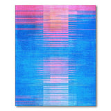 Vibrant Geometric Stripe Area Rug