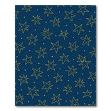 Navy Starfield Outline Area Rug