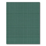 Emerald Green Checkered Geometric Rug