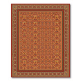 Terracotta Heritage Tribal Area Rug