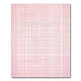 Blush Pink Grid Area Rug
