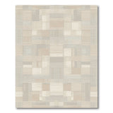 Neutral Geometric Patchwork Geometric Modern Area Rug