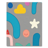 Whimsical Multi-Color Geometric Area Rug