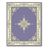Elegant Purple Persian Medallion Rug