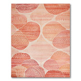 Pink Blush Pink Organic Abstract Area Rug
