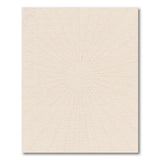 Beige Sunray Radial Area Rug