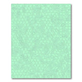 Mint Green Hexagon Contour Area Rug