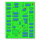 Pixelated Solar Farm Area Rug