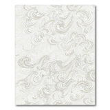 Grey Swirl Wave Area Rug