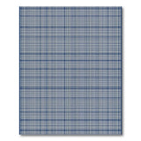 Navy Blue Checkered Plaid Area Rug