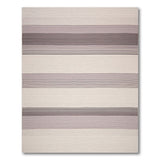 Beige Neutral Striped Geometric Geometric Modern Area Rug